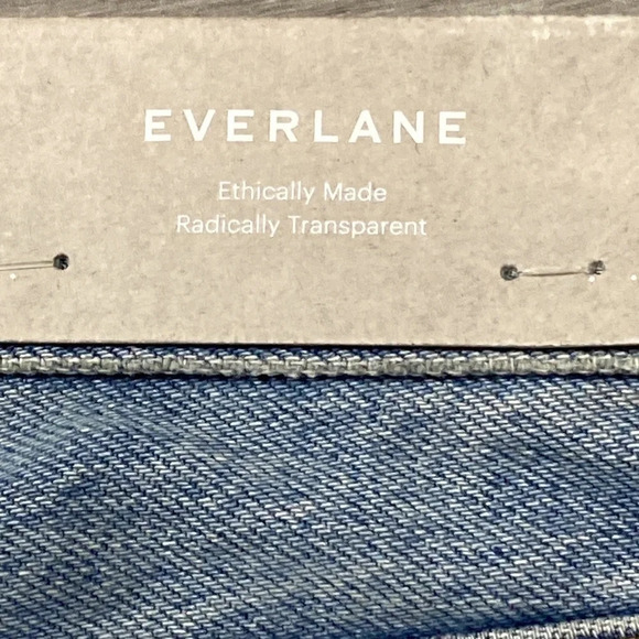 Everlane NEW The Everybody Unisex Broken In Organic Cotton Jeans Size E3 - Picture 9 of 10